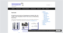 Desktop Screenshot of fraeser.de